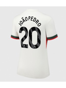 Chelsea Joao Pedro #20 Replika Borta Kläder Dam 2025-26 Kortärmad